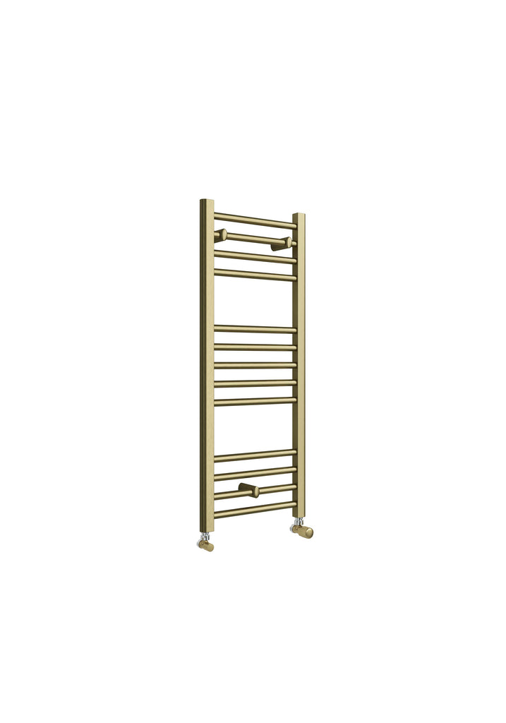 SWTW038 - Campbell Straight 1000 x 400mm Towel Warmer - Brass image