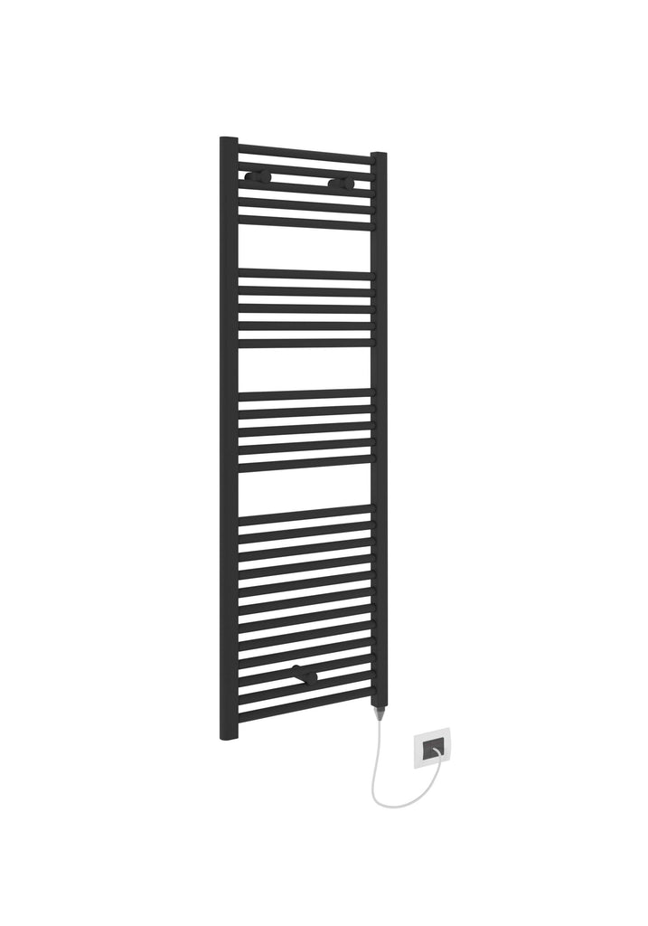 SWTW074 - Campbell Electric 1375 x 480mm Towel Warmer - Matt Black image