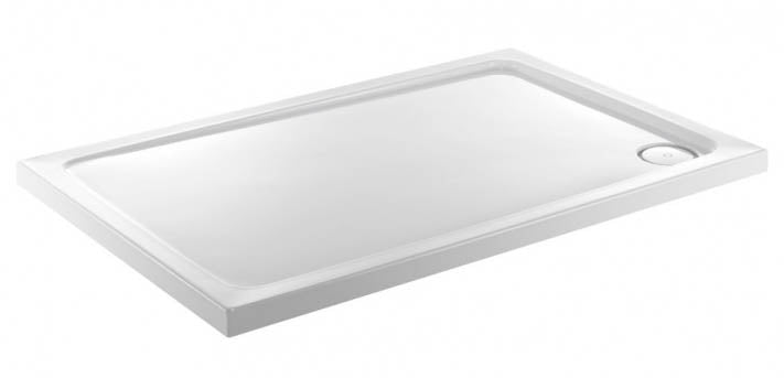 SWTY026 - Stony 1700mm x 800mm Shower Tray - White image