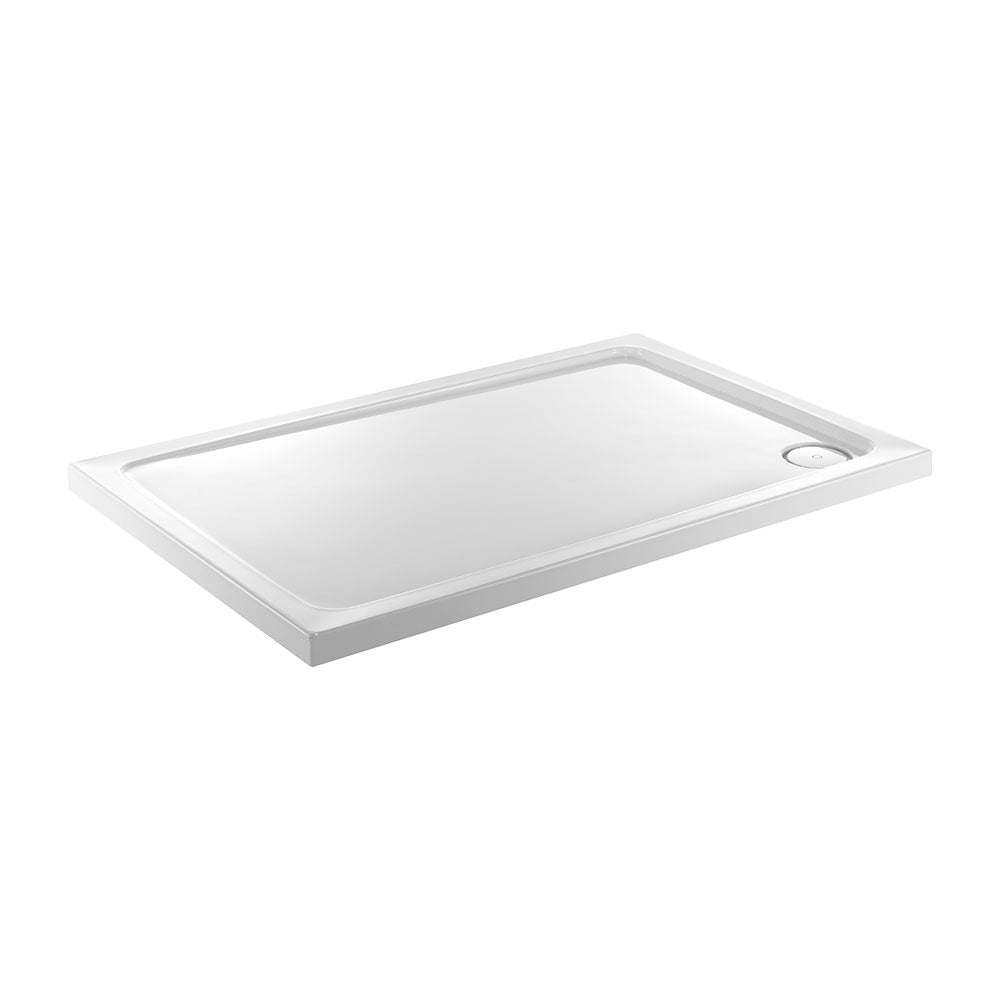 SWTY055 - Stony 1400mm x 800mm Anti-Slip Shower Tray - White image