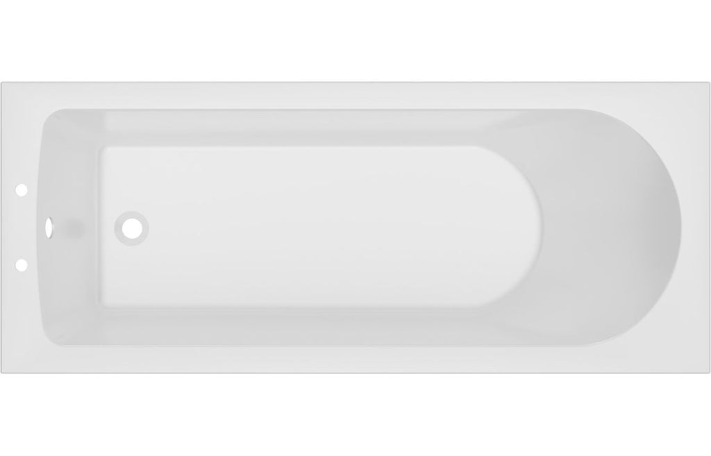 HOTT105639 - Kelsi D Shape Single End 1700x700x550mm 2TH Bath w/Legs image