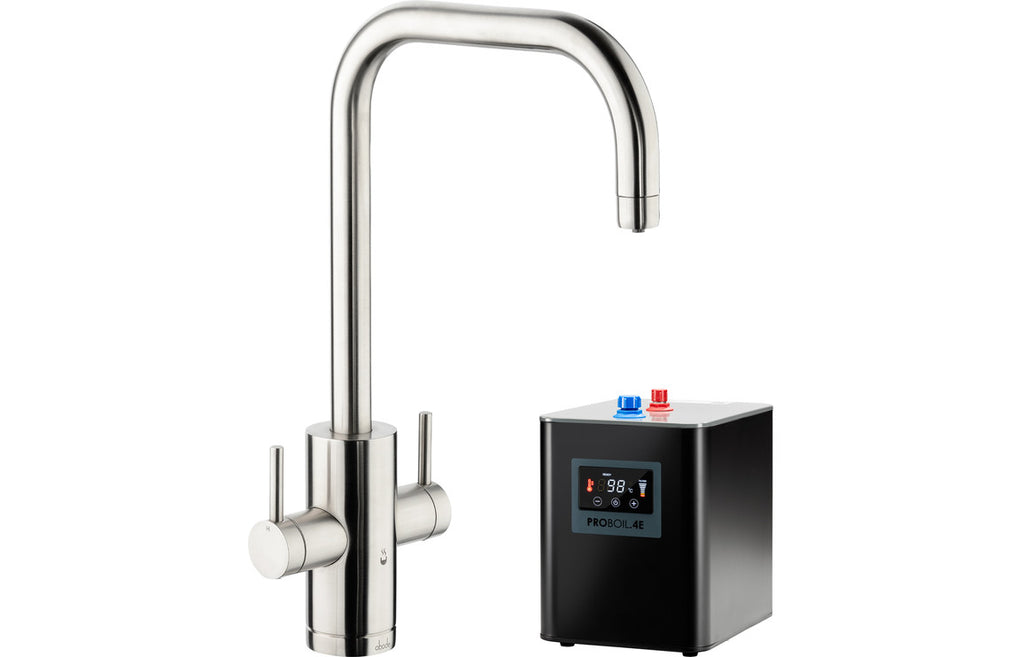 PT10042 - Abode Project 4 IN 1 Monobloc Tap & Proboil.4E Tank - Brushed Nickel image