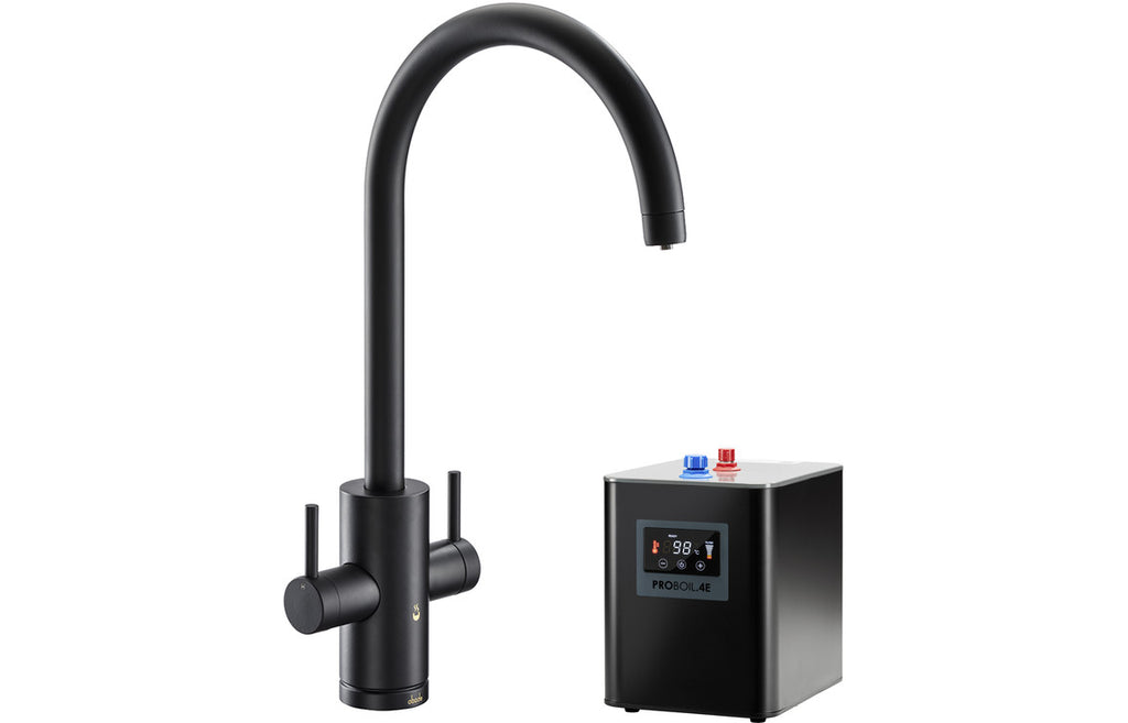 PT10262 - Abode Profile 4 IN 1 Monobloc Tap & Proboil.4E Tank - Matt Black image