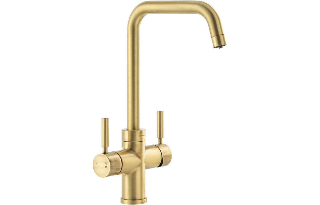PT1163 - Abode Propure 4 IN 1 Quad Spout Monobloc Tap - Brushed Brass image