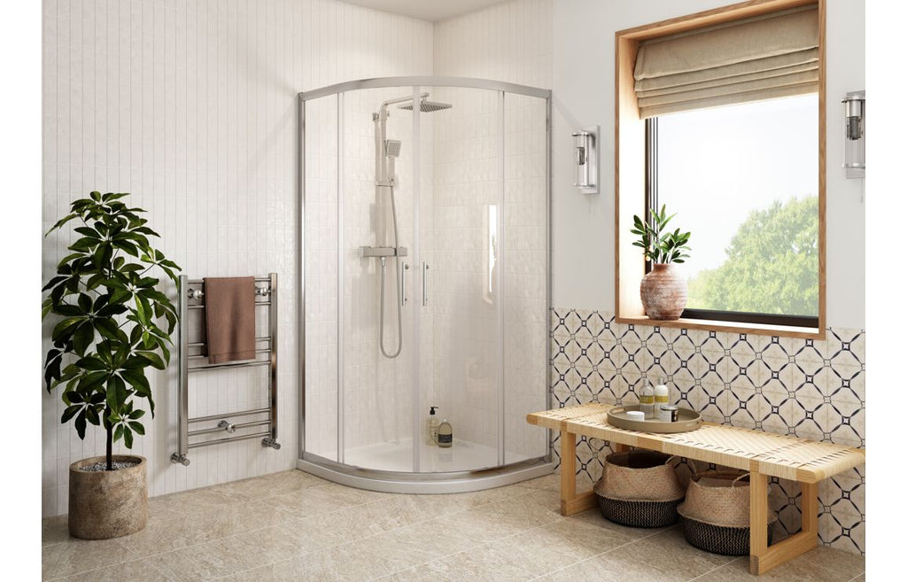 HOTT108072 - Venlo 900mm 2 Door Easy-Fit Quadrant - Chrome image