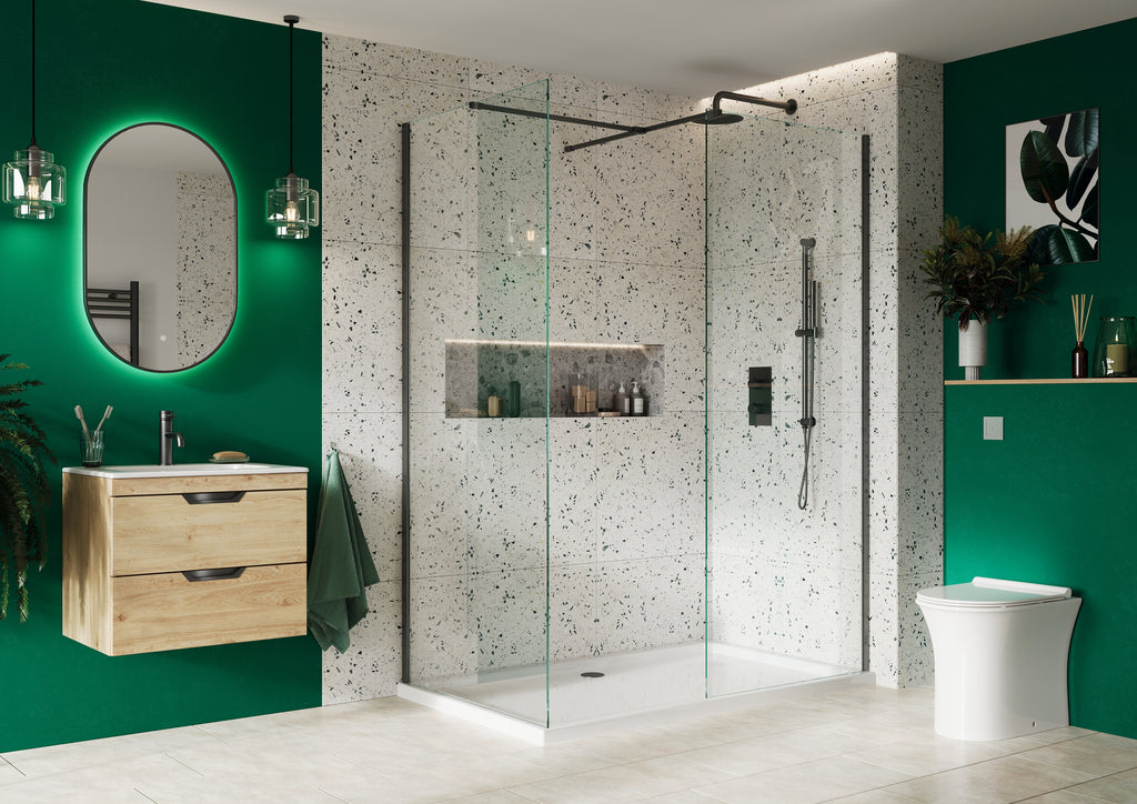 FR-072 - Forge Collection 8mm Wetroom Profile Pack - Gunmetal image