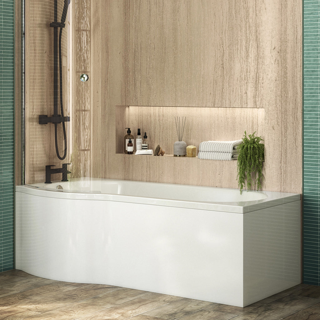 SWBP024 - Swan 1700mm P Shaped Bath Panel image
