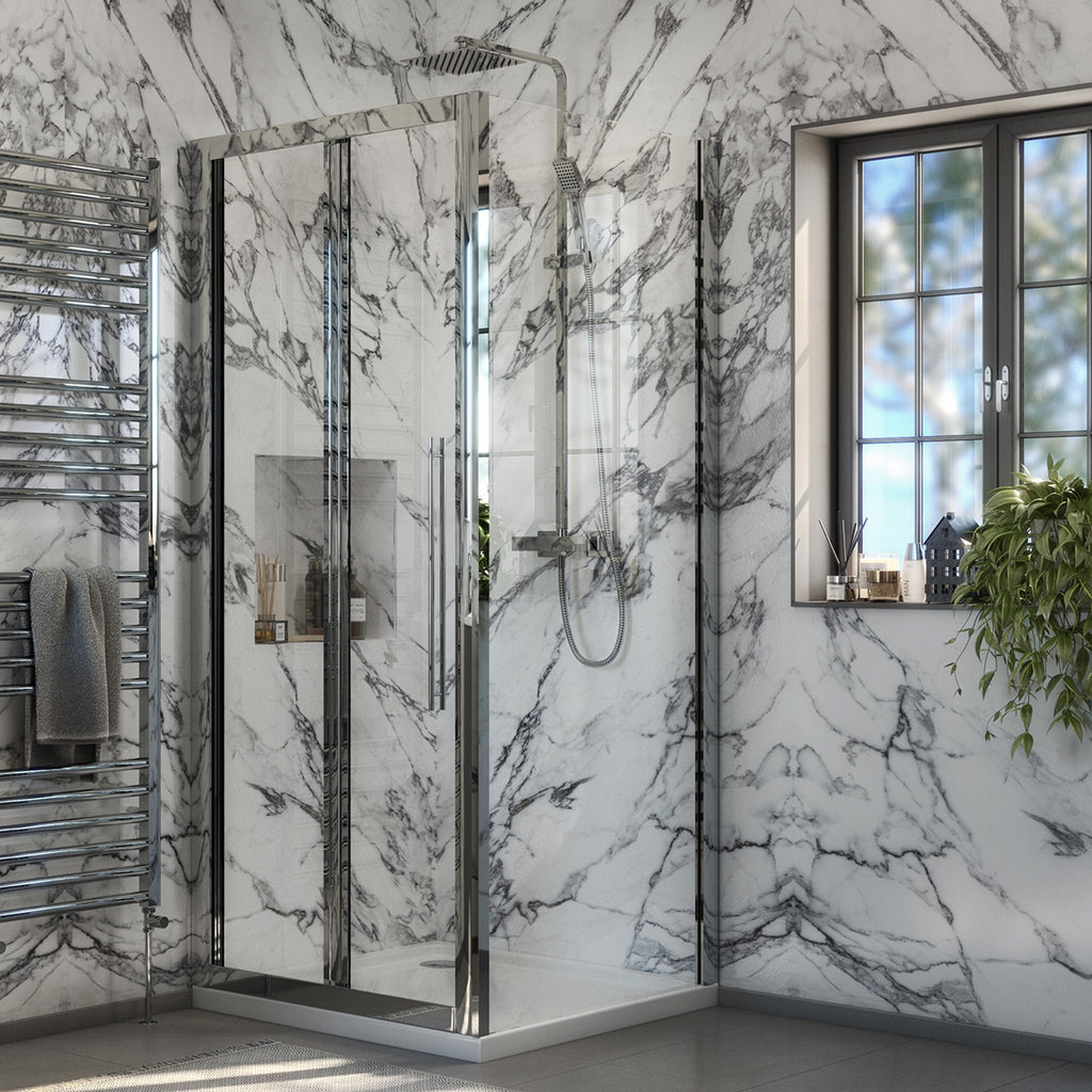 SWEN029 - Walton 6mm x 900mm Bi-fold Shower Door image