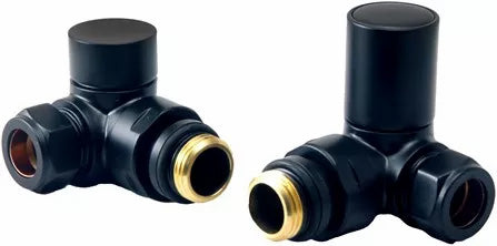 SWRV009 - Swan Non-Thermostatic Corner Valve - Black image