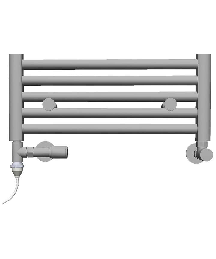 THU-209-LG - Dual Fuel Valves - Wall Plumbing Connection Lusso Grey image