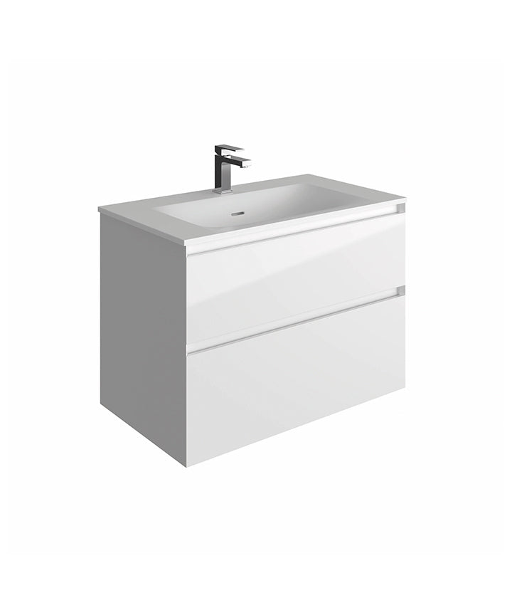 TMZ-101-WH - Mozzano 600 Basin Unit - Gloss White image