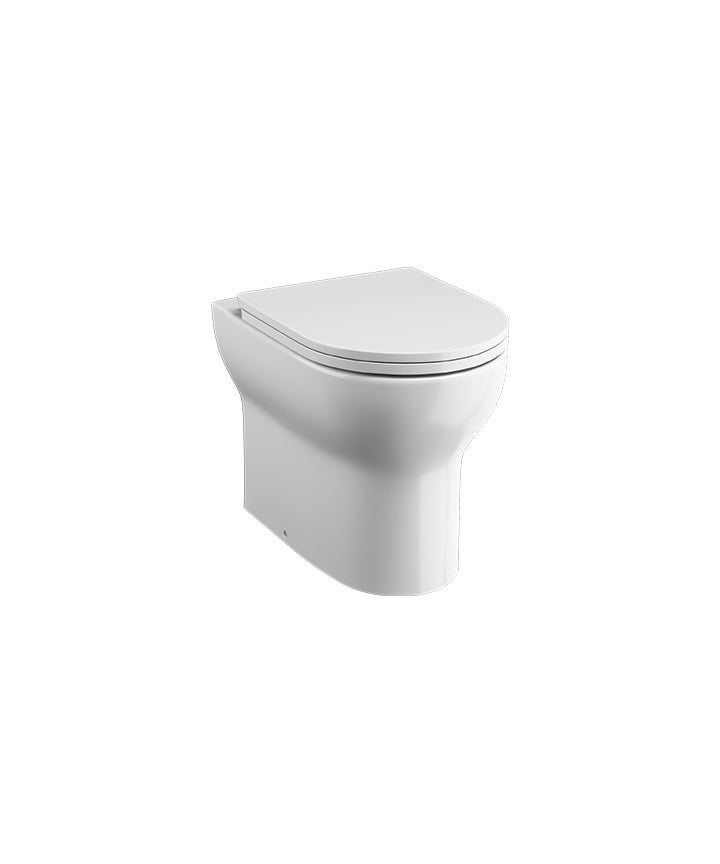 TNE-311-CP - Nerola Rimless Back To Wall Pan and Slimline Seat - Chrome image