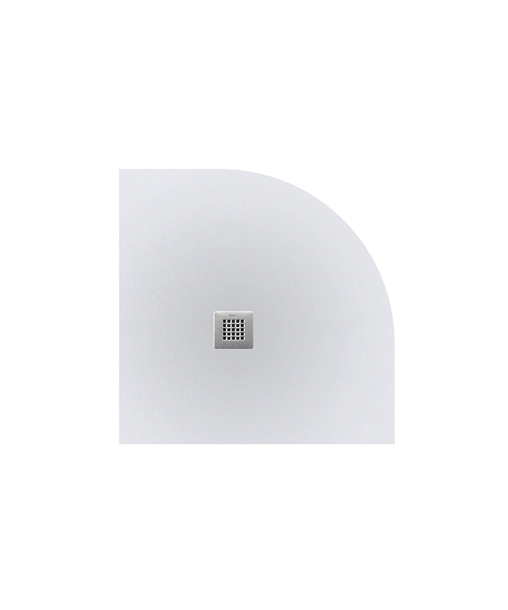 TRG-601-WS - Giorgio2 Quadrant Shower Tray 800 x 800 White Slate image