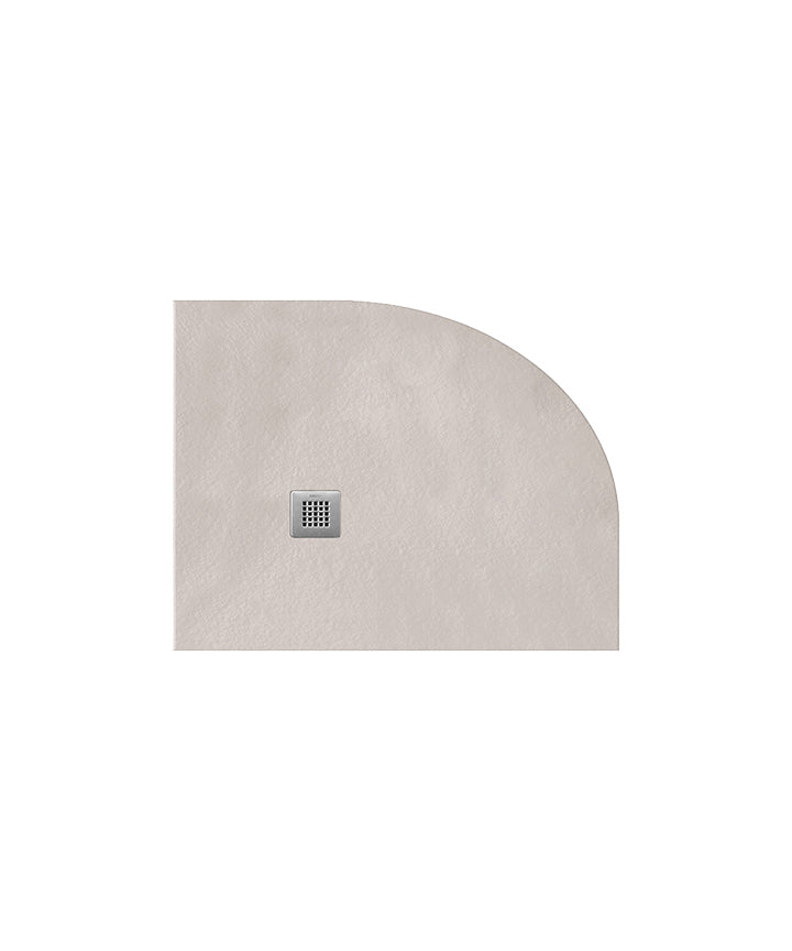 TRG-706-ST - Giorgio2 Quadrant Offset Shower Tray Right - Soft Taupe Slate 1200 x 900mm image