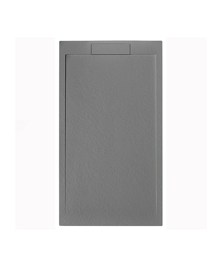 TRG-864-GS - Giorgio Lux Rectangle Shower Tray 1200 x 1000 Grey Slate image
