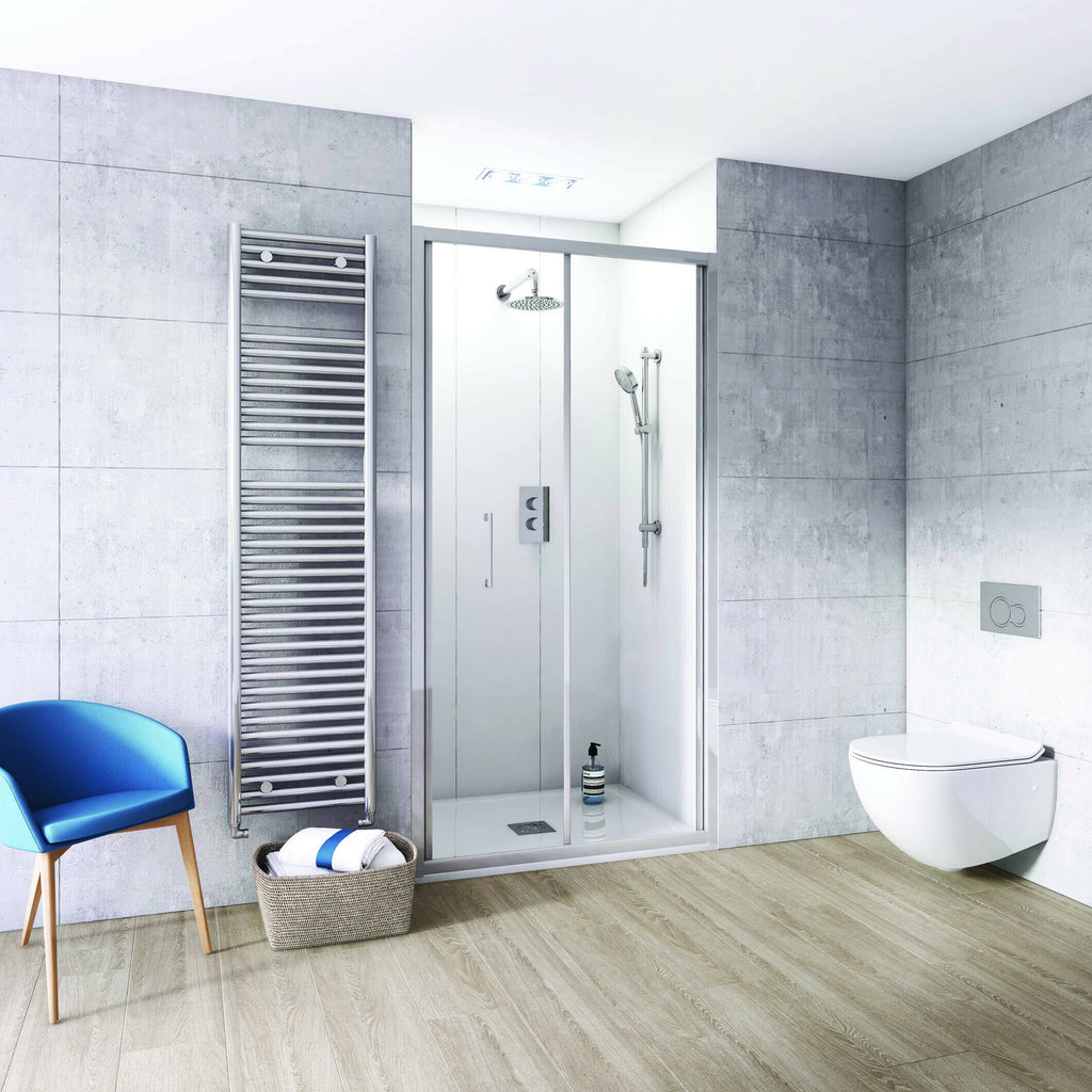 TRV-201-CP - Rivelo 700 bi-fold shower  door - Chrome image