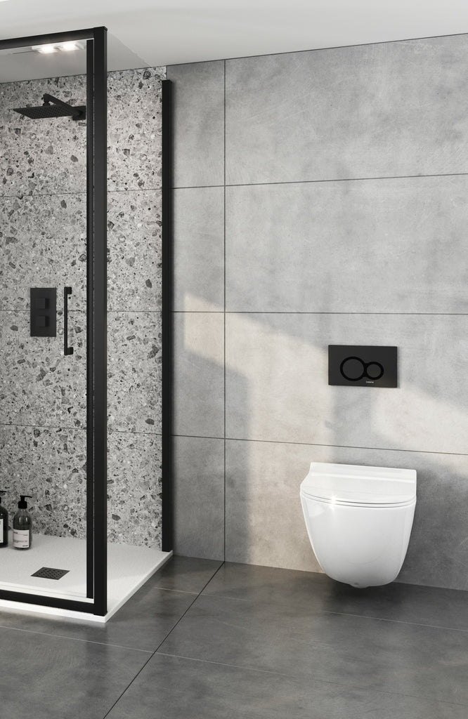 TRV-305-MN - Rivelo 1000 frameless side panel - Matt Black image