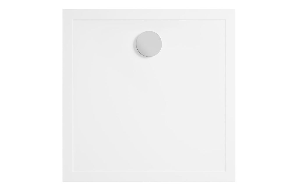 HOTT111475 - 25mm Anti-Slip Ultra-Slim 800mm Square Tray & Waste image