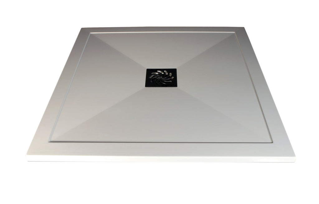 HOTT3839 - 25mm Ultra-Slim 900mm x 900mm Square Tray & Waste image