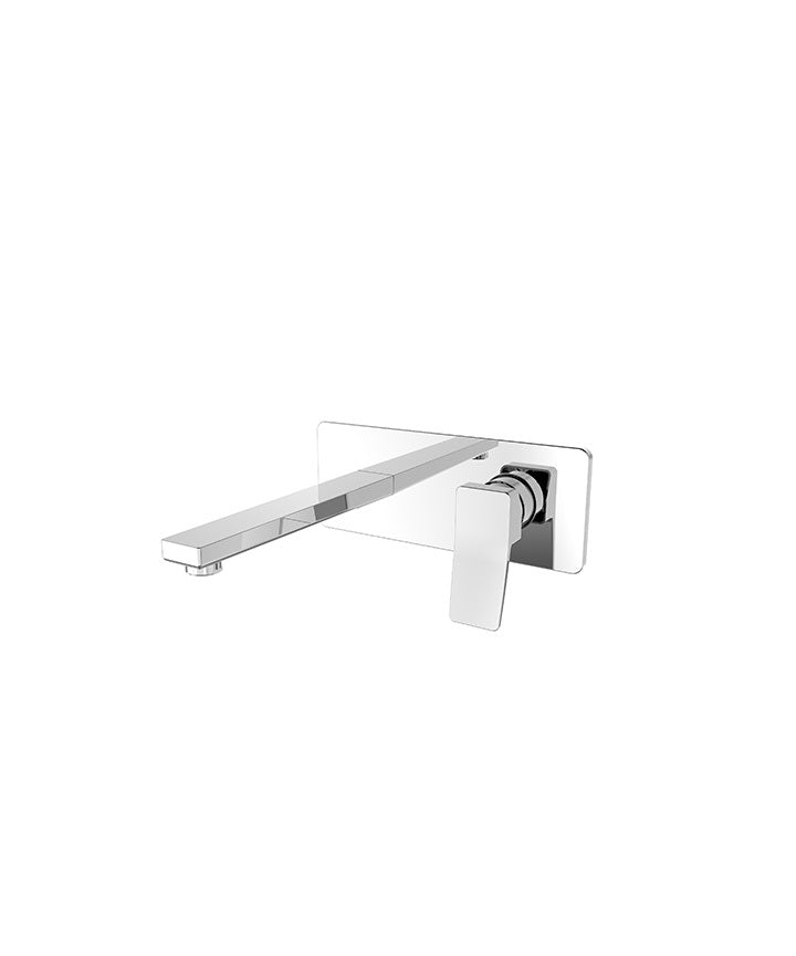 TSE-304-CP - Sentire Wall Mounted Basin Mixer Angled Handle image