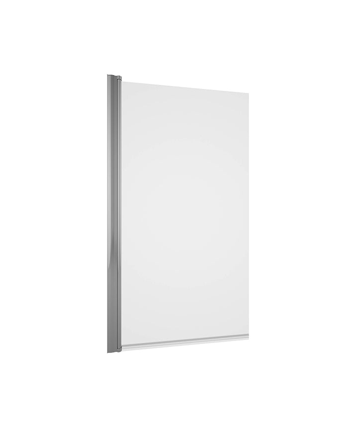TSI-101-CP - Messina single panel rectangular bath screen - Chrome image