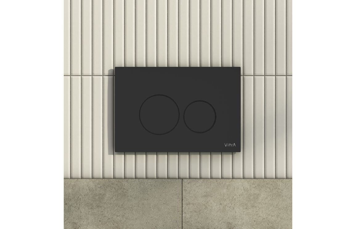 VTAC0248 - VitrA Origin ABS Flush Plate - Matt Black