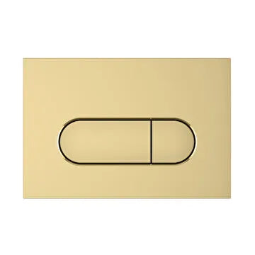 VTAC0276 - VitrA Loop Round Flush Plate - Gloss Gold image