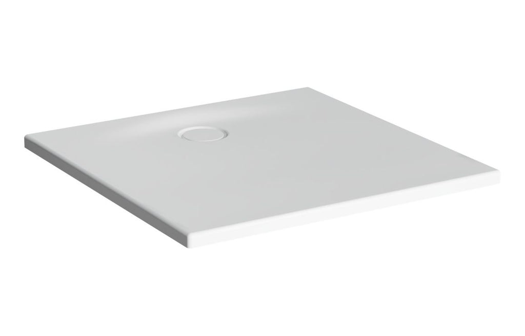 VTET8004 - VitrA Leaf 800mm x 800mm Square Tray - Matt White image