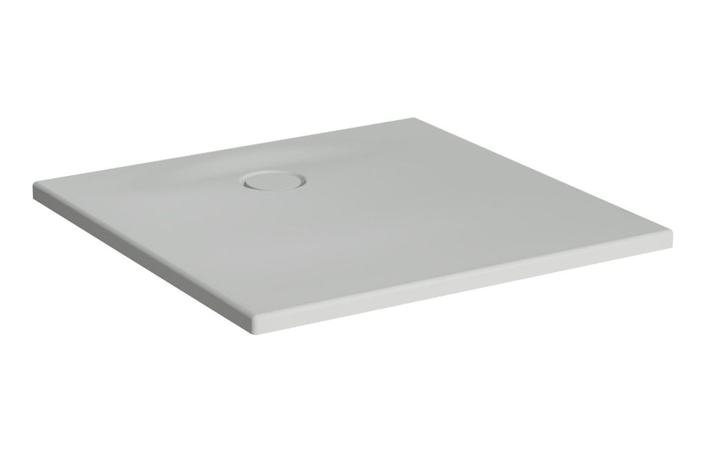 VTET9008 - VitrA Leaf 900mm x 900mm Square Tray - Matt Gray image
