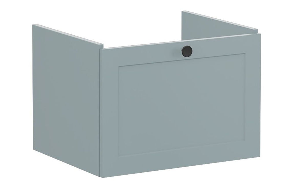 VTFT1632 - VitrA Root Classic 60cm 1 Drawer Washbasin Unit - Matt Fjord Green image
