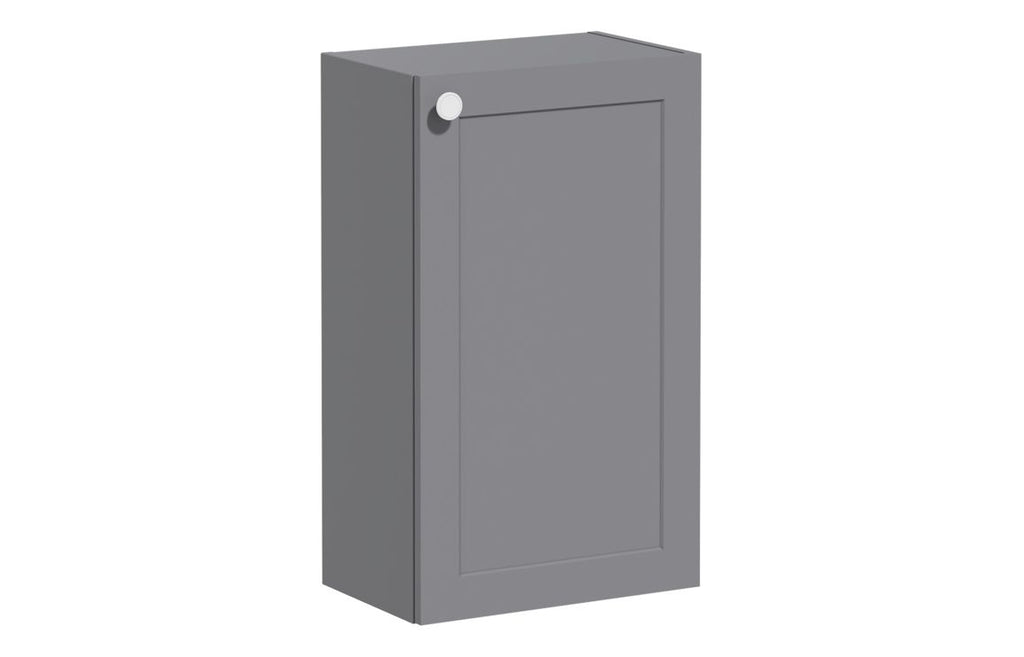 VTFT1964 - VitrA Root Classic 40cm 1 Door Slim Lower/Base Unit (RH Hinge) - Matt Grey image