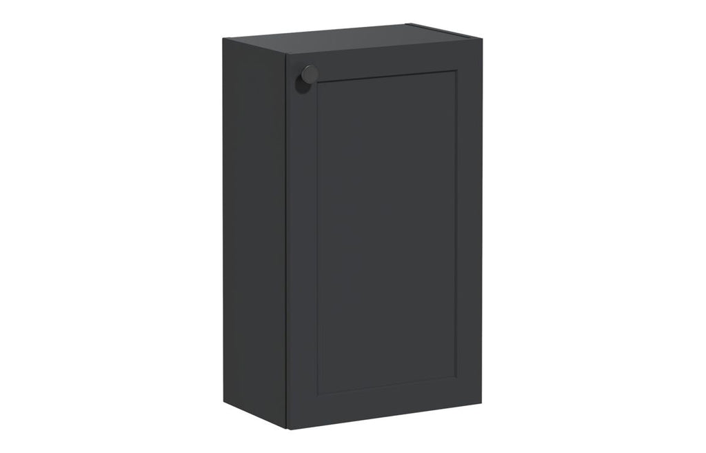 VTFT1968 - VitrA Root Classic 40cm 1 Door Slim Lower/Base Unit (RH Hinge) - Matt Graphite image