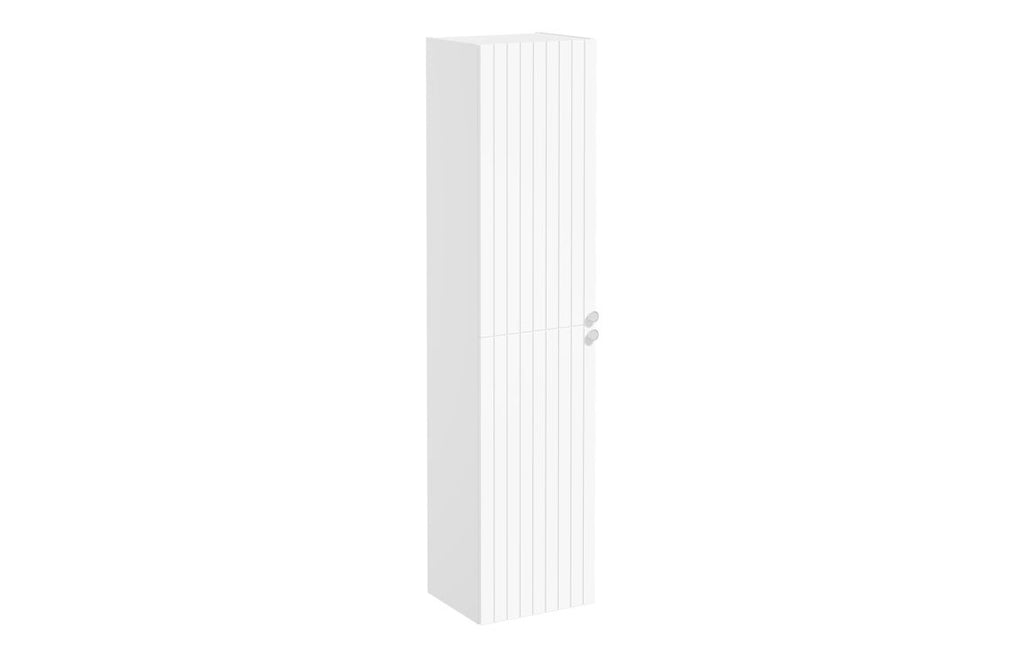 VTFT1550 - VitrA Root Groove 40cm 2 Door Tall Unit (LH Hinge) - Matt White image