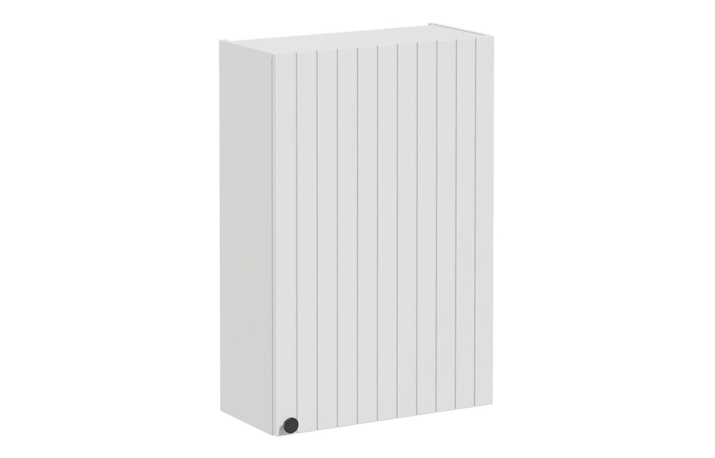 VTFT2328 - VitrA Root Groove 60cm 1 Door Upper/Wall Unit (RH Hinge) - Matt Light Grey image
