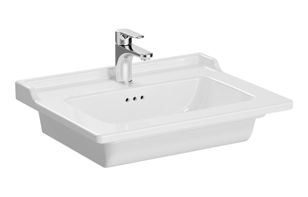 VTPB1268 - VitrA Integra Classic 610x475mm 1TH Vanity Basin Only - White image