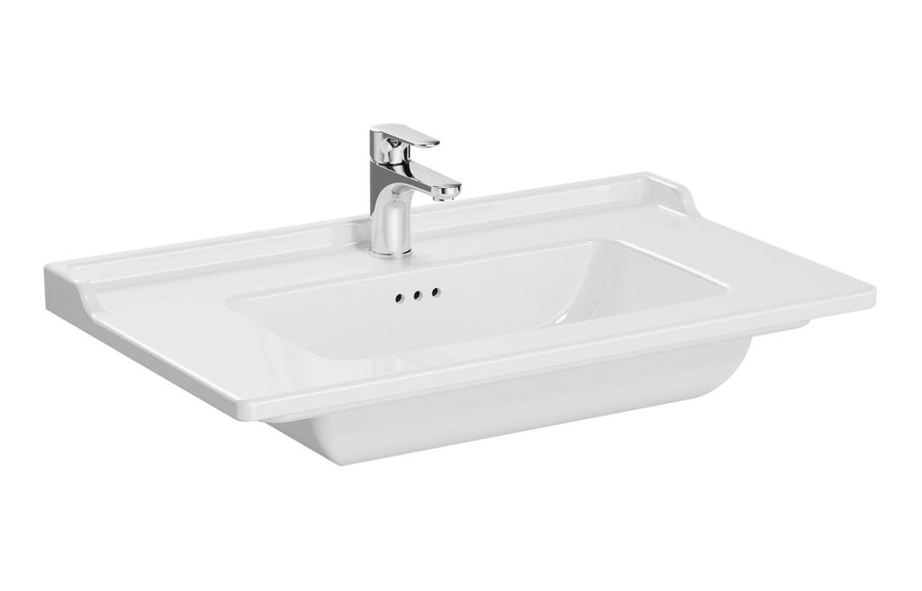 VTPB1048 - VitrA Integra Classic 805x470mm 1TH Vanity Basin w/Overflow - White image