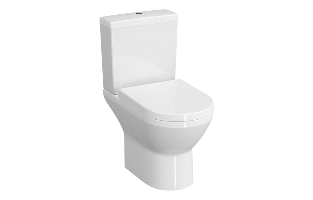 VTPP0032 - VitrA Integra Rimless Open Back Close Coupled Pan Only - White image
