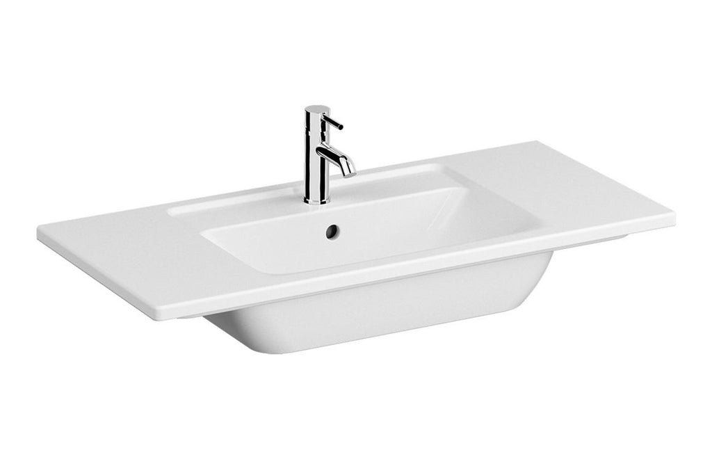 VTPB1074 - VitrA Integra 1000x465mm 1TH Vanity Basin w/Overflow - White image