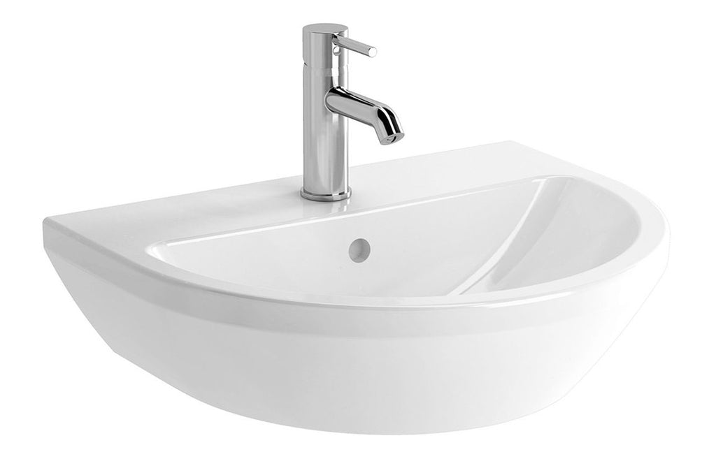 VTPB0016 - VitrA Integra 550x450mm 1TH Basin w/Overflow - White image