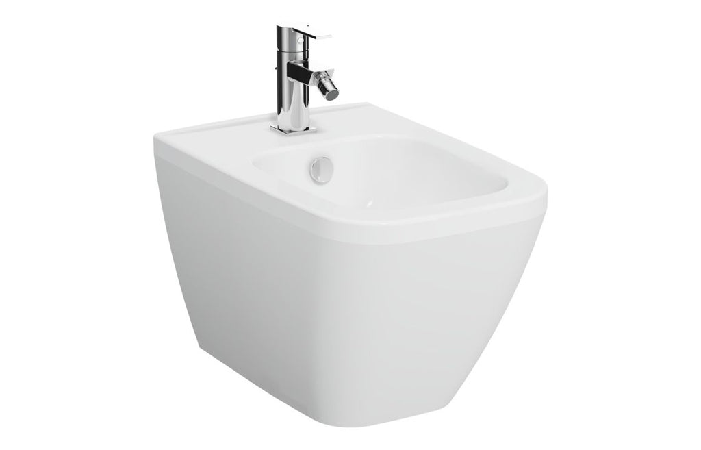 VTPP0086 - VitrA Integra Square Wall Hung Bidet - White image