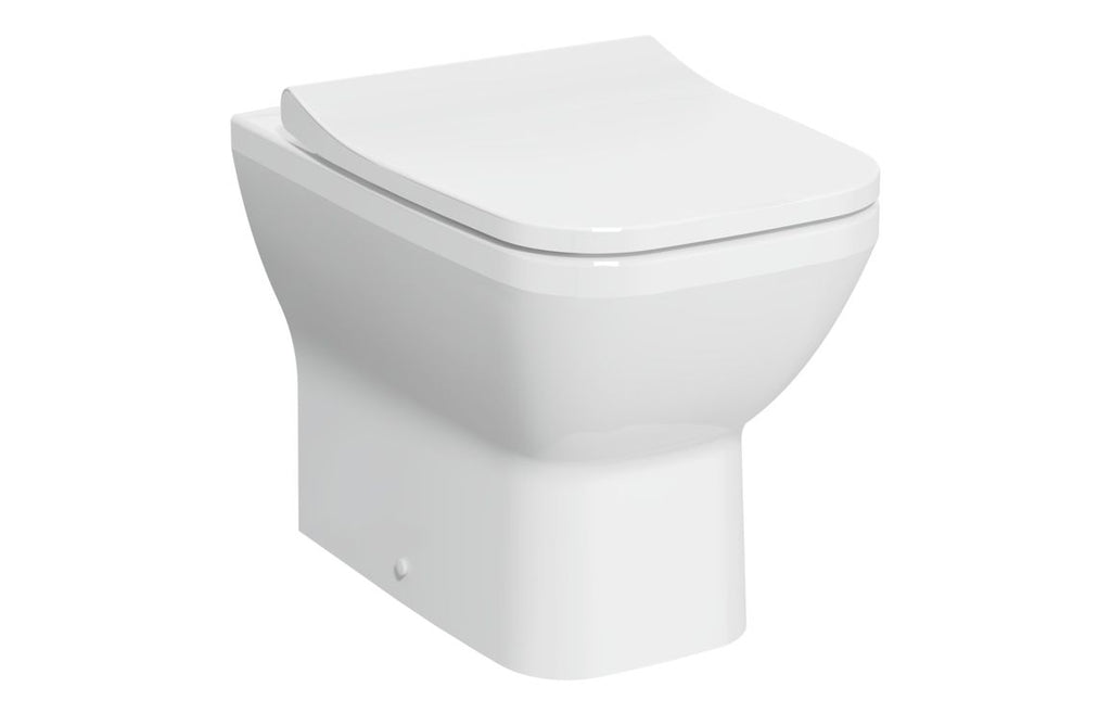 VTPP0076 - VitrA Integra Square Rimless Back to Wall Pan Only - White image