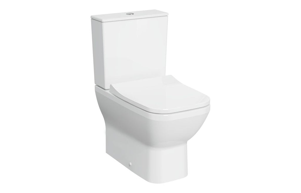VTPP0050 - VitrA Integra Square Rimless Fully Shrouded Close Coupled Pan Only - White image