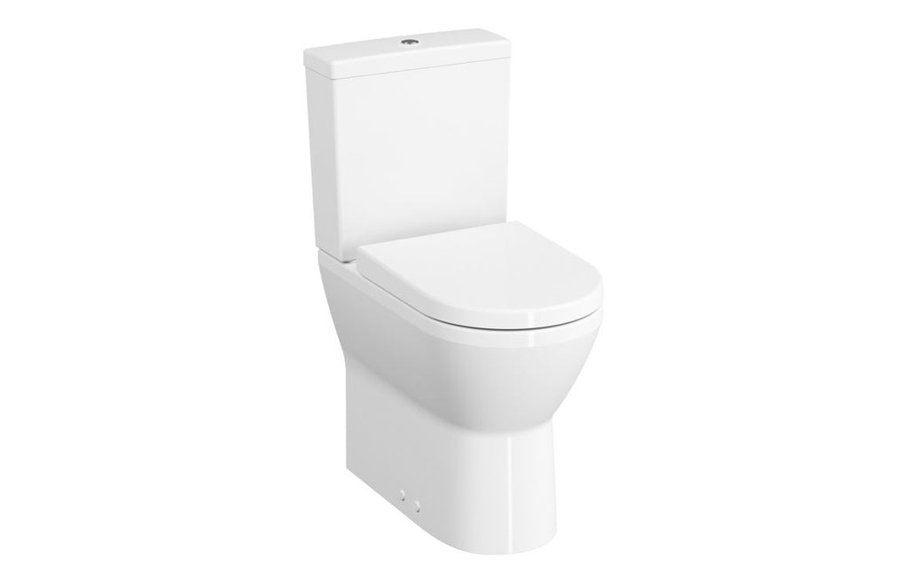 VTPP0056 - VitrA Integra Rimless Comfort Height Fully Shrouded Close Coupled Pan Only - White image