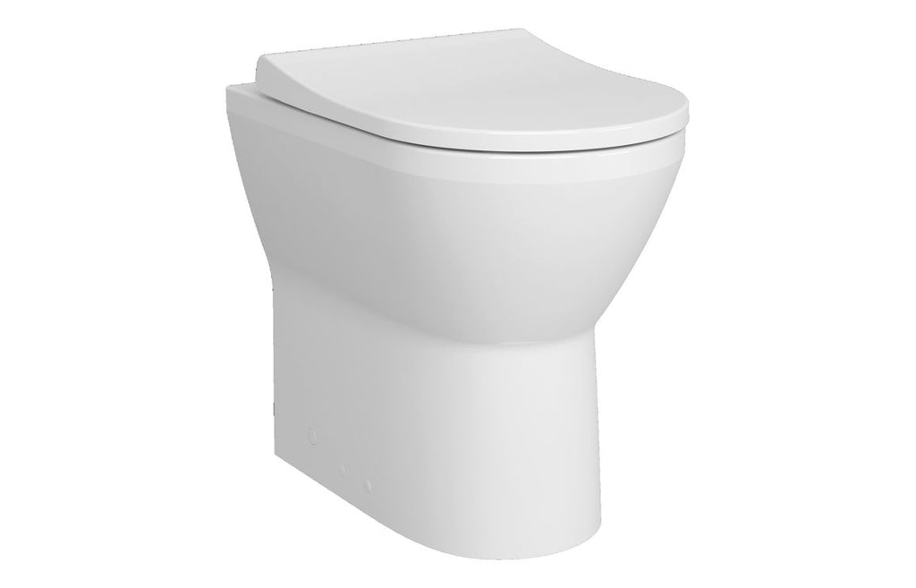 VTPP0022 - VitrA Integra Rimless Comfort Height Back to Wall Pan Only - White image