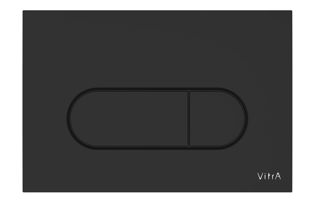 VTAC0230 - VitrA Loop Round Flush Plate - Matt Black image