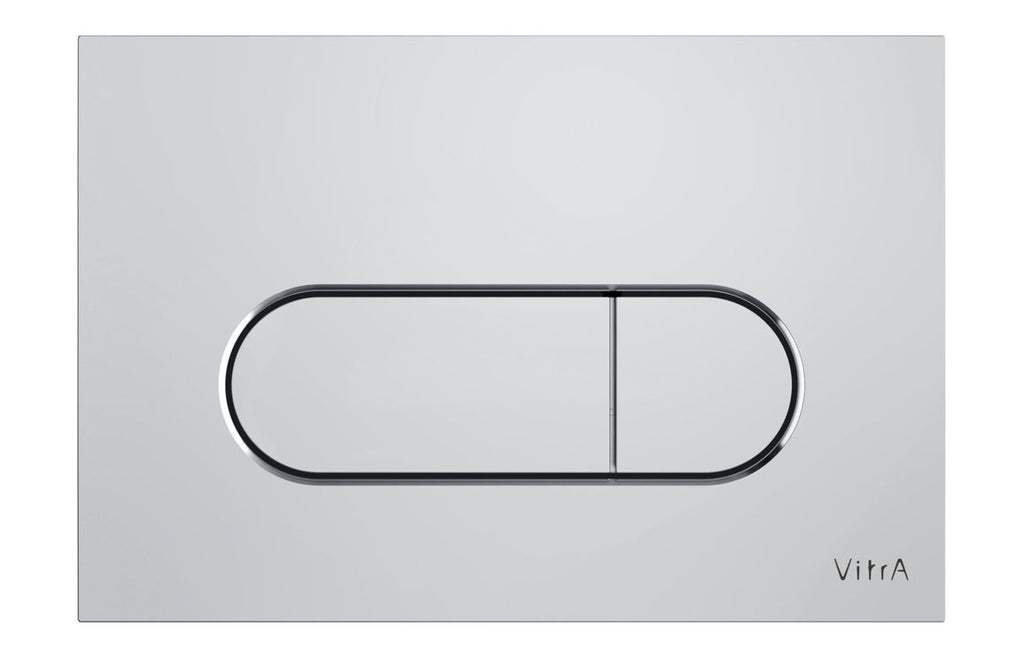 VTAC0228 - VitrA Loop Round Flush Plate - Chrome image