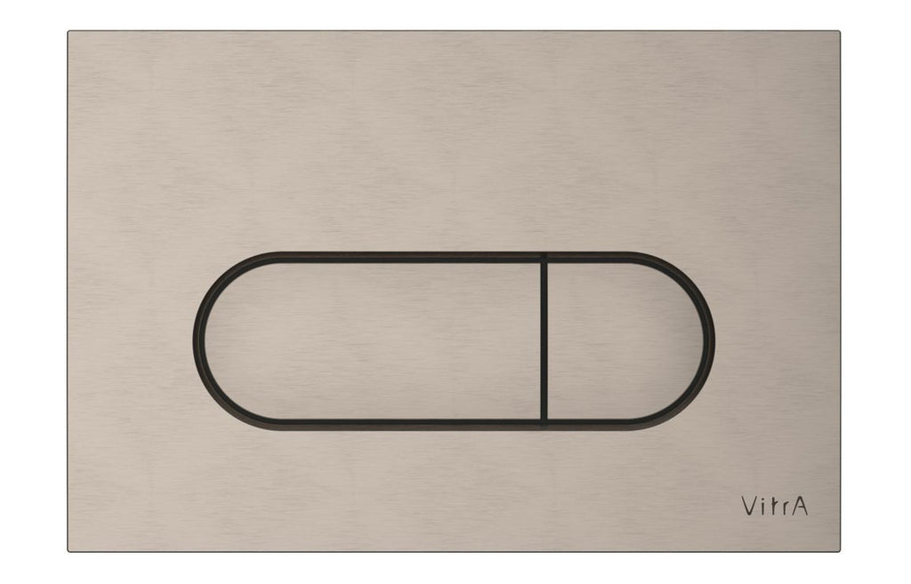 VTAC0274 - VitrA Loop Round Flush Plate - Brushed Nickel image