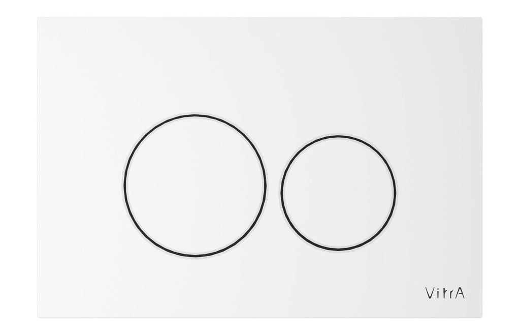 VTAC0246 - VitrA Origin ABS Flush Plate - Gloss White image