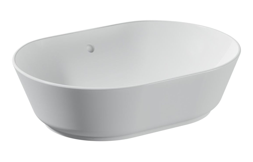 VTPB0010 - VitrA Geo 545x400mm 0TH Basin w/Overflow - White image