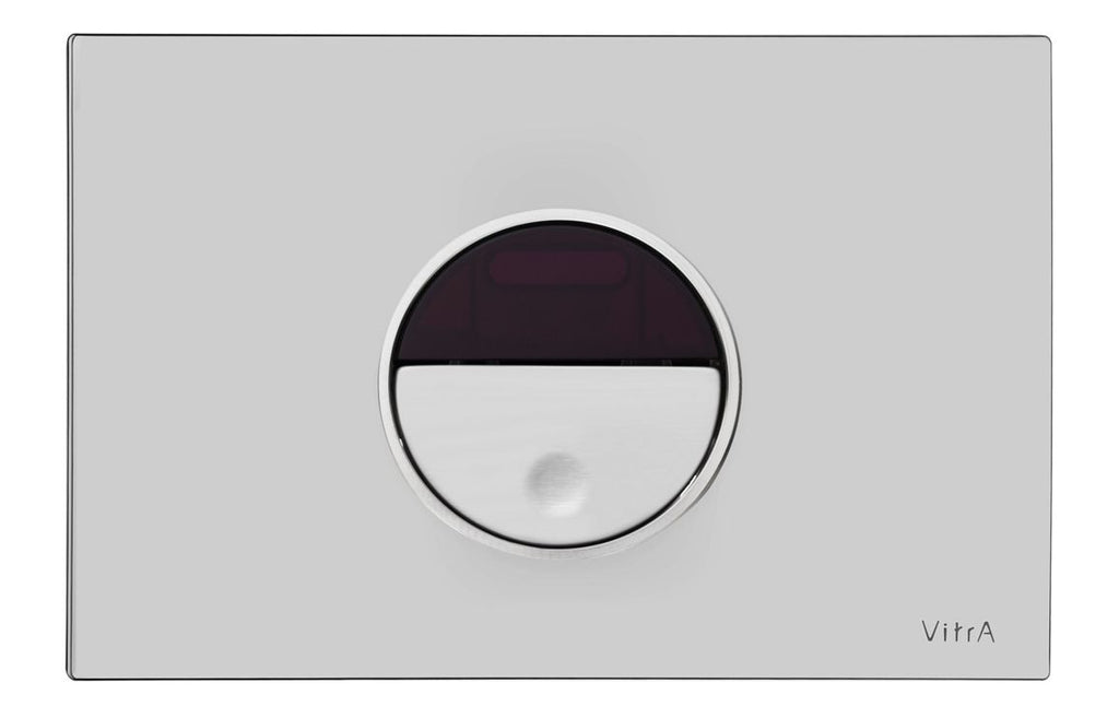 VTAC0256 - VitrA Pro Photocelled Flush Plate Control Panel - Shiny Chrome image